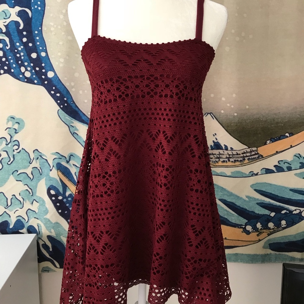 Maroon dress